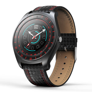 V10 Men's Bluetooth Smart Watch with Camera, Pedometer, Heart Rate Monitor - Black