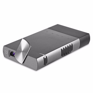 S1 Portable DLP Projector, 60 ANSI 854 X 480P, Support HD 1080P, Mini Projector Home Theater black