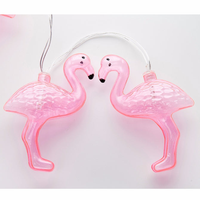 2m 10-LED Flamingo String Light, Flamingo Decoration Unicorn Flamingo String Light for Home, Party, Etc Warm White/0-5W