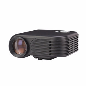 Mini Portable Full HD 1080P LED Projector For Home Theater, PC Laptop Mobile Phone Video Games TV Beamer black