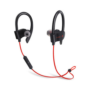 Heavy Bass Sport Bluetooth Headphone Ultra-light In-Ear Earbuds Bluetooth Headset With Mic Universal For Smartphones Red