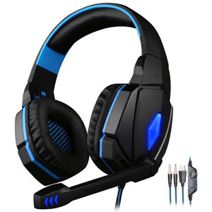 Kotion EACH G4000 Computer Stereo Gaming Headphones Deep Bass Game Earphone Headset With Mic LED Light Black