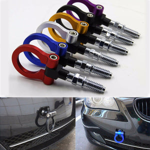 Universal Racing Towing Car Tow Hook Fit For BMW E46 E81 E30 E36 E90 E91 European Car Auto Trailer Ring Car Accessories Gold