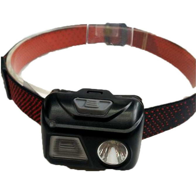Mini Outdoor Fishing LED Headlamp Light Sensor Waterproof Memory Headlight Head Lamp Lighting Light Flashlight Torch Black