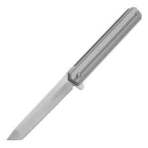FURA ¡¤ GEAR Titanium Alloy(Handle) + D2 Steel(Blade) Folding Knife - Grey