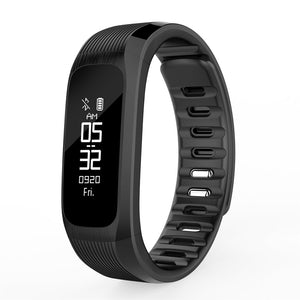 UPX Color Screen Exercise Fitness Smart Bracelet with Heart Rate / Blood Pressure Monitor - Black