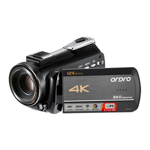 Ordro HDR-AC5 4K UHD 3.1 Inches IPS Screen DV Digital Camcorder