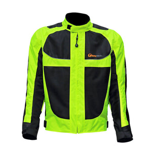 Riding Tribe JK - 21 Reflective Racing Winter Motorcycle Waterproof Jackets - Black (XXL)