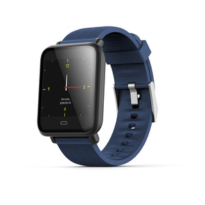 Q9 1.3" Smart Sports Watch Bracelet with Blood Pressure / Blood Oxygen / Heart Rate Monitor - Blue