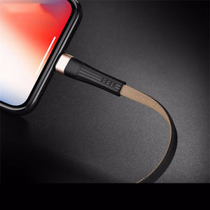HOCO U39 USB Portable Charger Cable For IPHONE And Android Micro USB Cable Type C Gold/MICRO USB