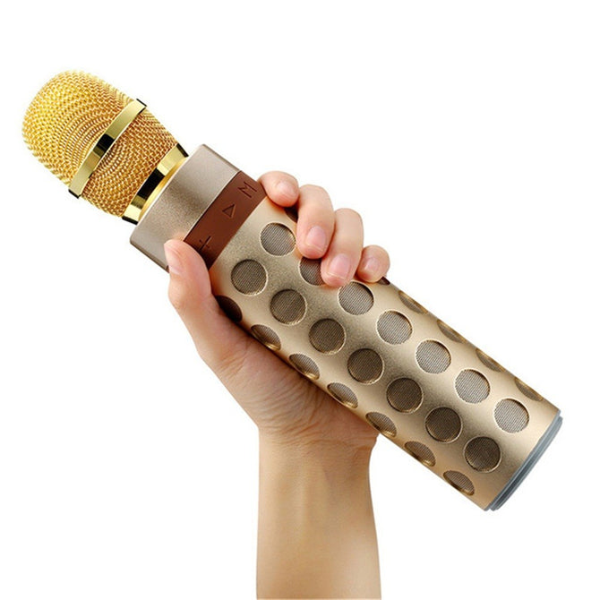 Wireless Bluetooth Speaker Karaoke Microphone Professional Player Speaker Aluminum Subwoofer Party KTV Sing Microphone Other/Speaker