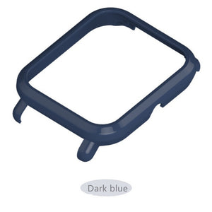XSUNI Plastic PC Case Shell for Xiaomi Mi Watch Youth Version - Dark Blue