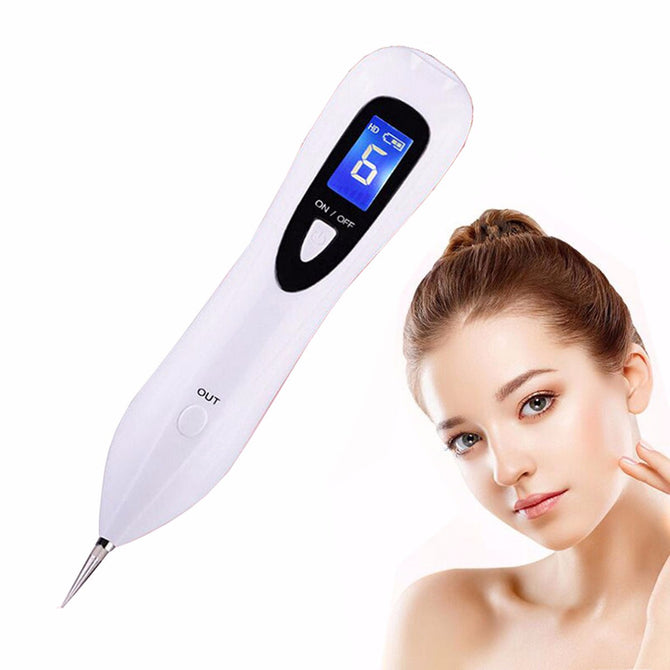 Electric LCD Portable Freckle Warts Dot Mole Dark Spot Removal Pen Beauty Equipment