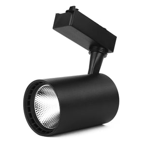 LED Spotlight COB Track Rail Light Spotlight Adjustable Lamp Mall Exhibition Office Ceiling/wall Rail Track Lighting Warm White/Black