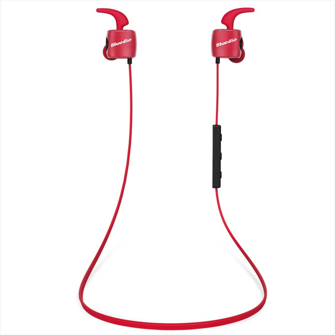 Bluedio TE Sports Bluetooth Headset/wireless Earbuds With Built-in Microphone Sweat Proof Earphone For Phones And Music Red