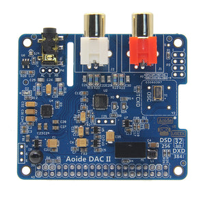DAC II Hifi Sound Card 384-kHz/32-bit DSD/APE/FLAC/WAV Music Player Audio Expansion Board ES9018K2M For Raspberry Pi 3B+/3B/2B