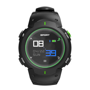 NO.1 F13 Smart Watch Real-time Heart Rate Monitor Outdoor Wristband - Green