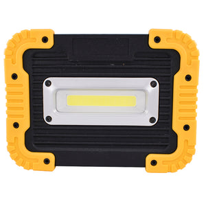 Ismartdigi i-836 YL 10W 3.7V Super Slim 4.5cm LED Flashlight Floodlight - Yellow