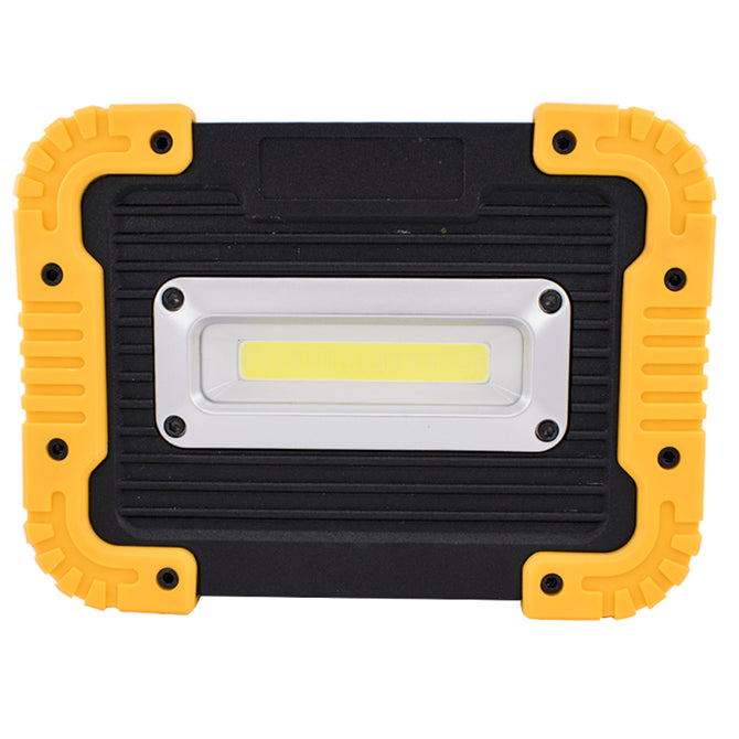 Ismartdigi i-836 YL 10W 3.7V Super Slim 4.5cm LED Flashlight Floodlight - Yellow