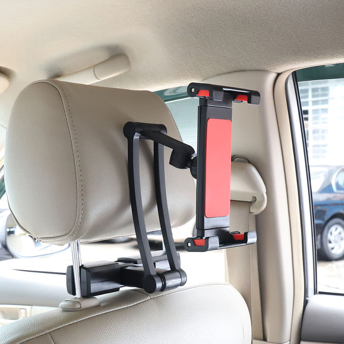 JEDX Car Back Seat Headrest Mount Holder Stand for Above 5" Mobile Phone / Tablet