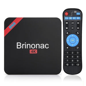 Brinonac BN8 Android 7.1 4K Smart TV Box w/ 2GB RAM, 16GB ROM - Black (US Plug)