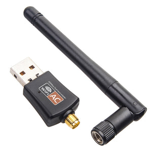 JEDX AC600M Dual Band 2.4G/5G USB Wi-Fi Antenna Adapter, USB Wi-Fi Network Dongle