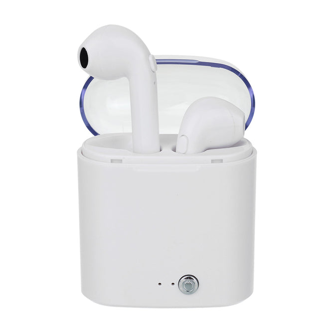 i7s TWS Mini Wireless Bluetooth Earphone Stereo Earbuds Headsets for Android, IPHONE - White