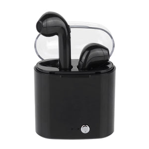 i7s TWS Mini Wireless Bluetooth Earphone Stereo Earbuds Headsets for Android, IPHONE - Black