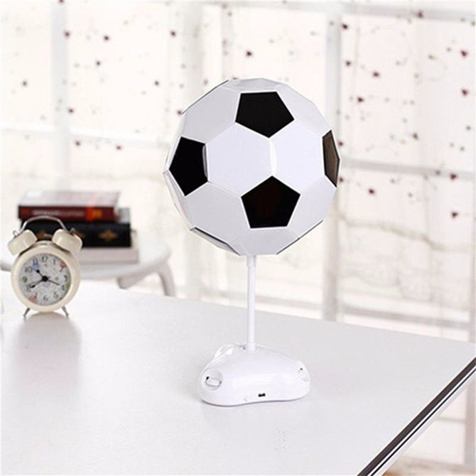 World Cup Football Lamp, 3-LED Handmade Night Light Desk Lamp, Battery Powered Colorful Bedside Lamp, USB LED Table Lamp White/0-5W