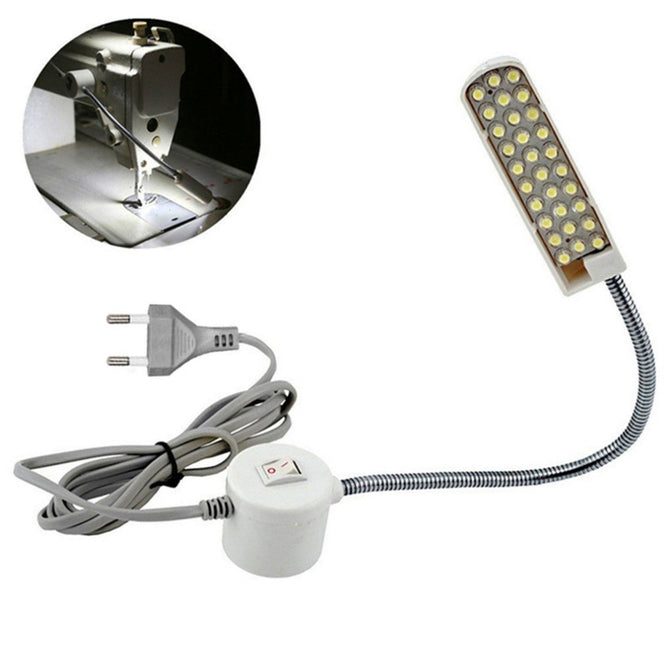 EU Plug LED Lamp 30 LEDs Work Lights Energy-Saving Lamps With Magnets Industrial Lights for Sewing Machine