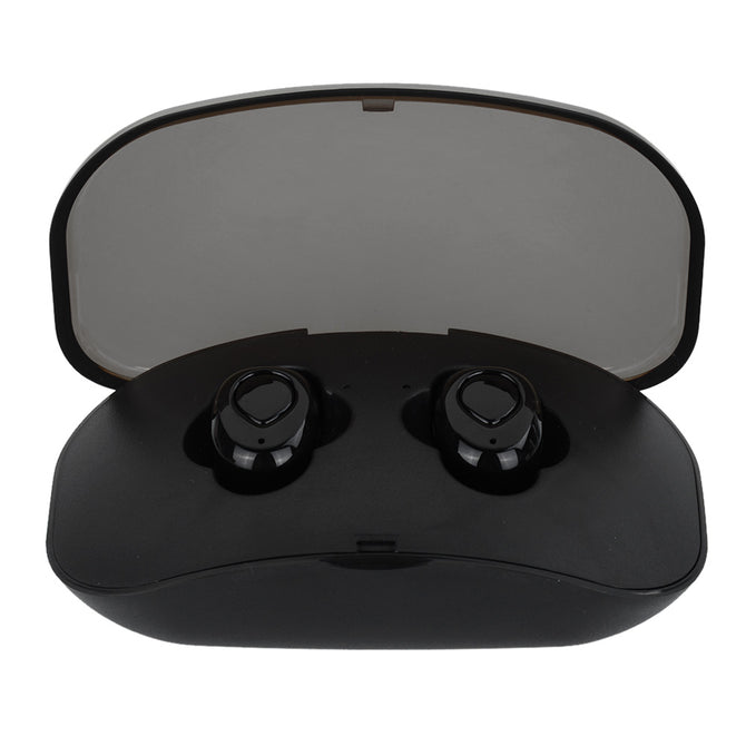 X18 TWS Mini Bluetooth Earbuds Wireless Earphones 3D Stereo Hands-free Noise Reduction - Black