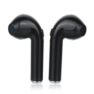 TWS Twins Tree Bluetooth Earphone Wireless Headphones Stereo Headset Music Earbuds - Black