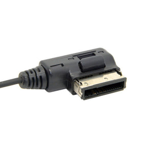Car Interfaces AMI MDI To Dual USB Cable Female Charging Cable For Car VW, AUDI A6L A4L A5 A8L Q5 Q7 Black