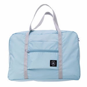 Waterproof Nylon Travel Bags Women Men Large Capacity Folding Duffle Bag Organizer Packing Cubes Luggage Bags Pink