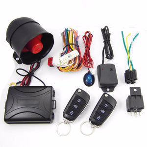 CA703-8118 One Way Remote Control Siren Sensor Car Burglar Alarm Systems Central Door Locking Security Key