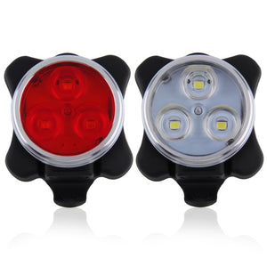 Built-in Battery Bicycle Tail Lights 4 Modes Rechargeable USB LED Bike Light Flashlights With Mount Bicycle Accessories White