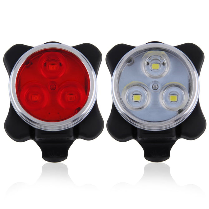 Built-in Battery Bicycle Tail Lights 4 Modes Rechargeable USB LED Bike Light Flashlights With Mount Bicycle Accessories White
