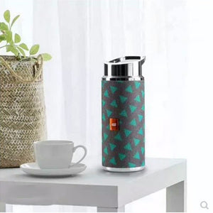 M266 Water Bottle Vacuum Cup Style Wireless Bluetooth Speaker Music Player Bottle For Cycling Home Outdoor Sports Black/Speaker