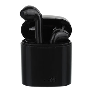 i7s TWS Mini Bluetooth Earphone Wireless Headset with Charging Box Base - Black
