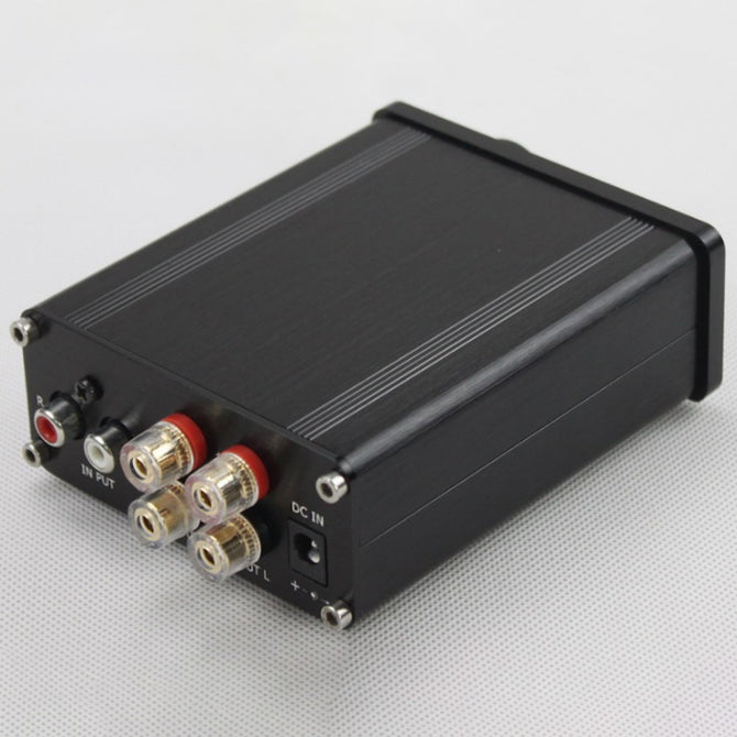 TPA3116 330UF / 35V HiFi Class D Audio Digital Power Amplifier, Mini Home Aluminum Enclosure Amplifier Black