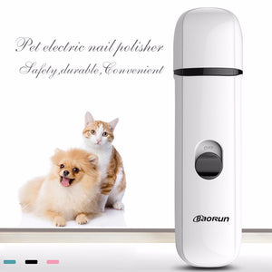 Pet Nail Grinder Electric Automatic Cat Dog Nail Legs Grinder Clipper Professional Trimmer Pet Grooming Nail Care Tool Blue