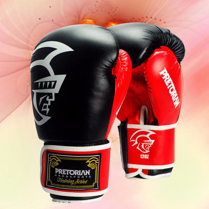 High Quality Boxing Gloves Fighting Muay Thai Sanda Gloves Pink