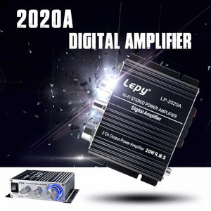 Lepy LP-2020A Amplifier Lp2020a HiFi Digital Audio Stereo Power Amplifiers Aluminum Enclosure