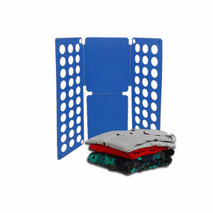 Quality Adult Magic Clothes Folder T Shirts Jumpers Organizer Fold Save Time Quick Clothes Folding Board Blue