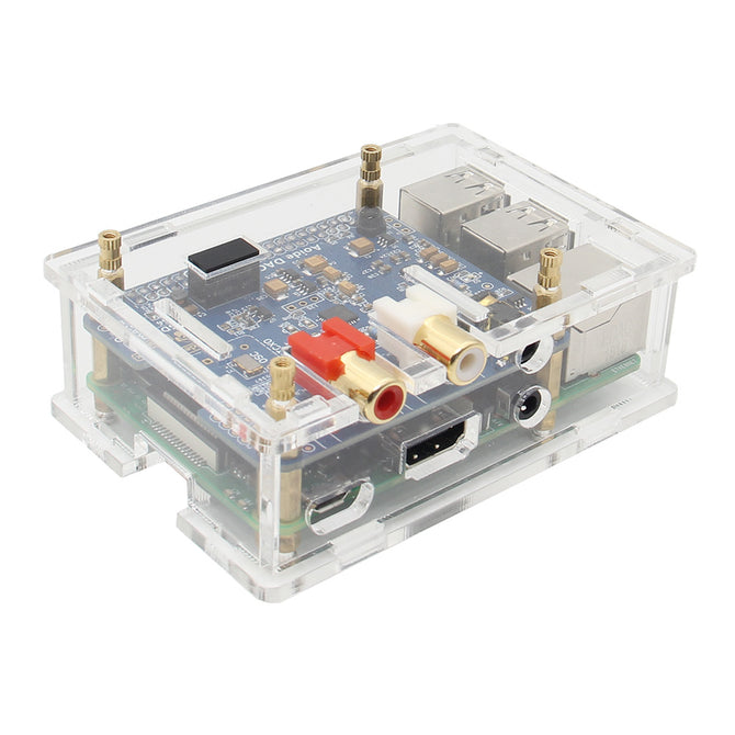 Geekworm Acrylic Case for Raspberry Pi DAC II Hifi Sound Card