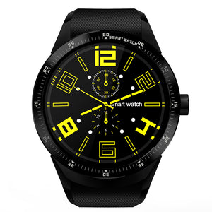 Eastor K98H 3G Smartwatch 1.3 inch Android MTK6572A 1.2GHz Dual Core 4GB ROM IP54 Waterproof Bluetooth GPS - Black