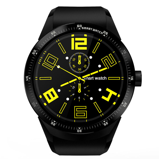 Eastor K98H 3G Smartwatch 1.3 inch Android MTK6572A 1.2GHz Dual Core 4GB ROM IP54 Waterproof Bluetooth GPS - Black