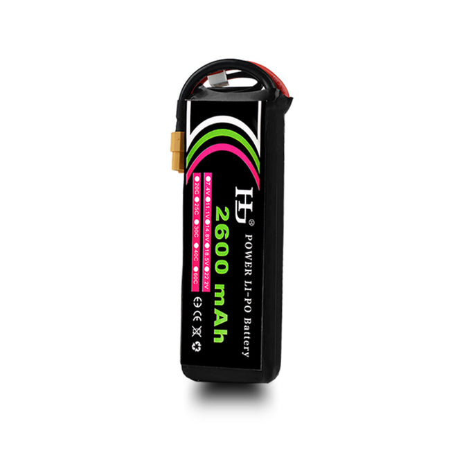 Lion Power Lipo battery 14.8V 2600Mah 45C 4S XT60 Plug for RC Car Airplane Helicopter