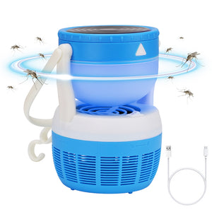 ZHISHUNJIA 2 in 1 Multi Function USB Mosquito Killing Lamp LED Camping Lamp - Blue