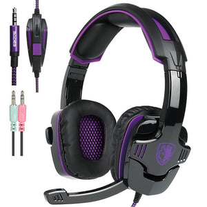 New Xbox One PS4 Gaming Headset with Mic Volume Control, SADES SA930 Stereo Headphone for PC Laptop Mac Tablet Smartphone